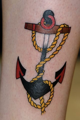 Anchor Tattoo by Chris McGuire