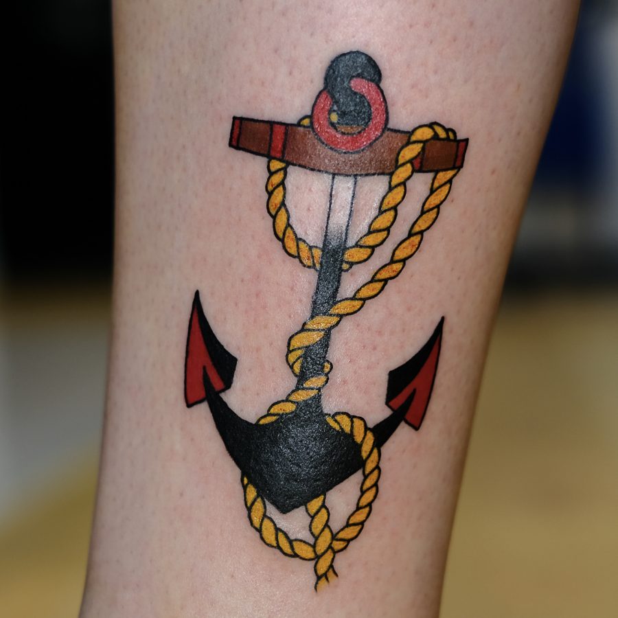 Anchor Tattoo by Chris McGuire