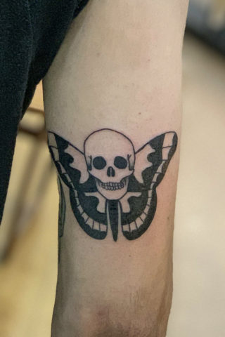 Skull Tattoo by Chris McGuire