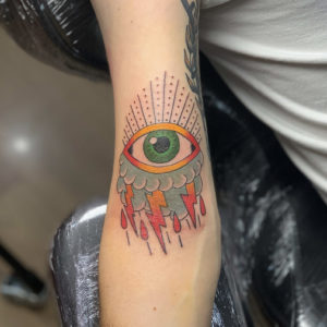 All seeing eye tattoo by Chris McGuire