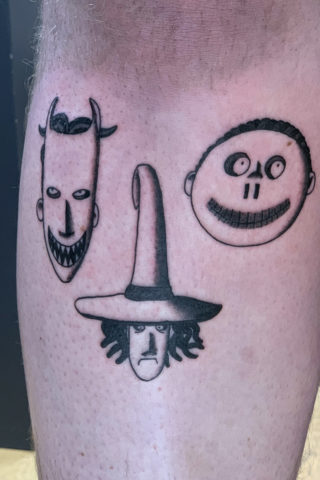 Nightmare before Christmas tattoo by Chris McGuire