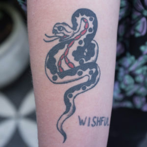 Snake tattoo by Chris McGuire