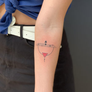 Geometric tattoo by Chris McGuire