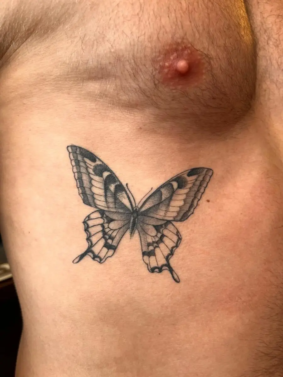 rib tattoo by Andrew at Storyville Tattoo Studio London